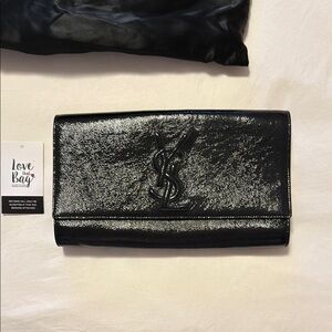 Authentic YSL Patent Leather Clutch